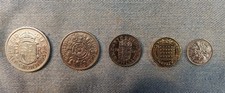 Set Of FIVE Coins From 1957