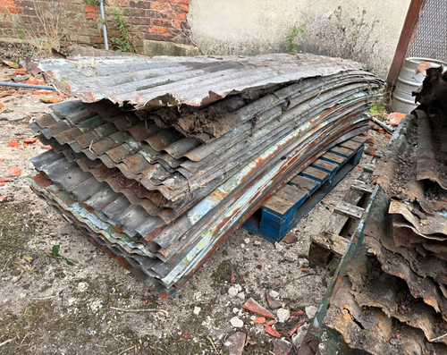 Used corrugated metal - used, roofing