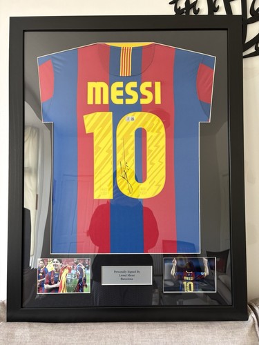 Lionel messi hand signed and - lionel,