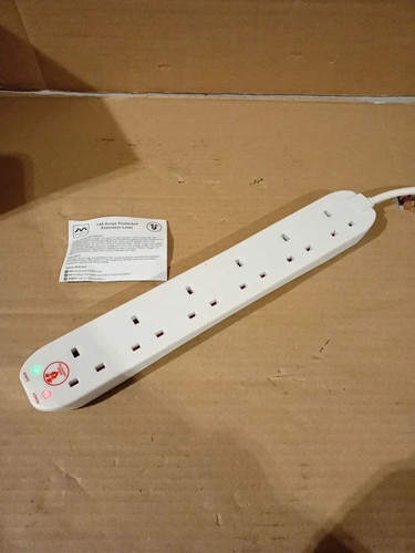 Masterplug socket surge - 6, 5m