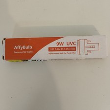 AffyBulb 9W G23 PLS Replacement UV Bulb,for Pond UVC Filters Machine