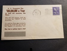 LINTO HUNS FOOD Cachet 1947