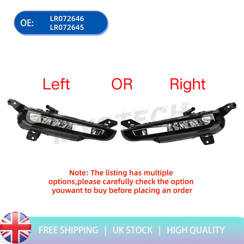 Pair fog lamp hand - lh/rh/pair,
