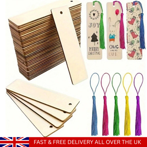 70pcs wooden blank bookmarks - 70pcs,