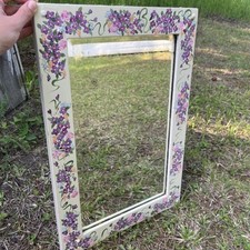 Antique Hand painted Mirror