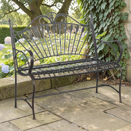 Garden bench antique finish - bench,