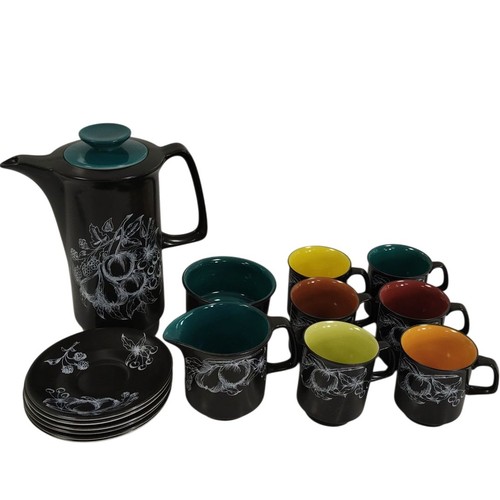 Crown devon harlequin coffee - devon,