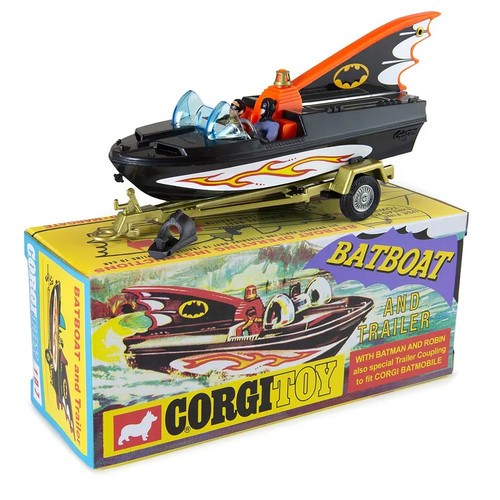 Corgi toys batboat trailer - corgi,
