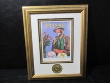 signed Emmett Kelly Jr. lithograph Let Him Eat Cake Barry Leighton Jones ART