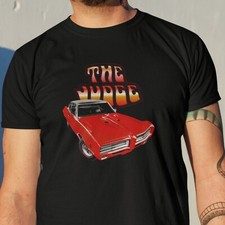 Classic car shirt featuring red 69 Pontiac GTO Judge - Unisex T-shirt