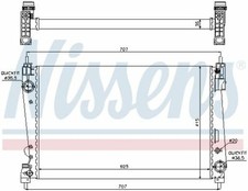 GENUINE NISSENS RADIATOR FOR