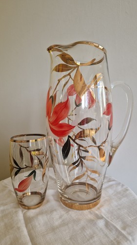 Vintage lemonade glass jug - jug, and