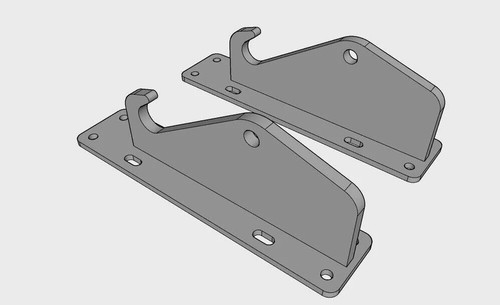 Riko bolt brackets - bolt, for