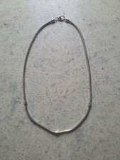 Lovelinks silver 925 Snake Chain Lobster clasp charm Necklace 45cm & bag