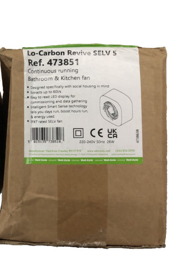 Vent axia carbon - lo, revive