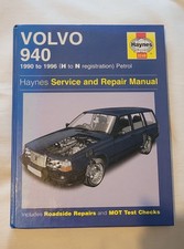 Haynes Volvo 940 1990 To 1996 H-N Petrol Service And Repair Manual