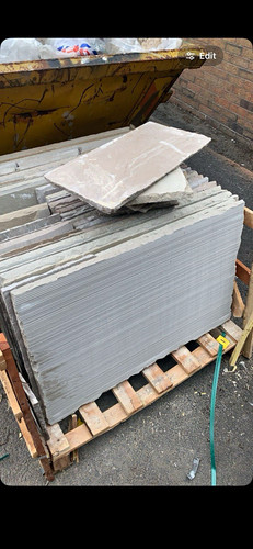 Paving slabs buff sandstone - slabs, uk