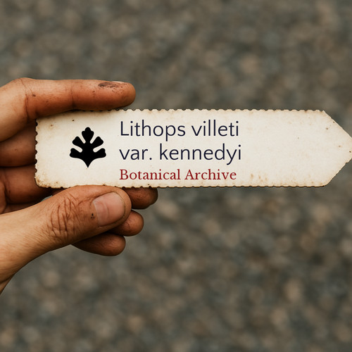 Lithops villeti var kennedyi - villeti,