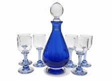 6 piece studio glass set by