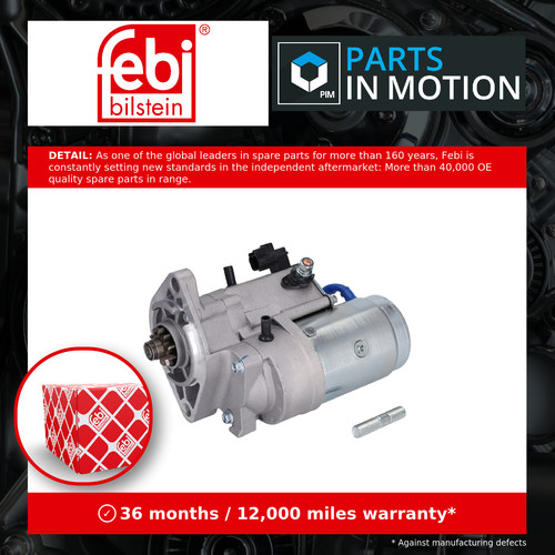 Starter motor fits - starter, toyota