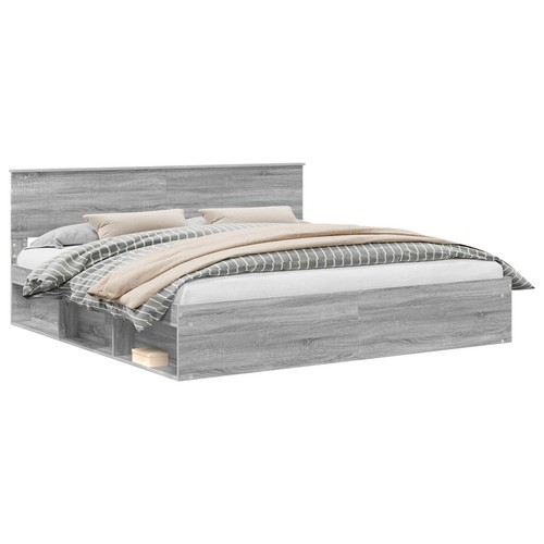 Bed frame with headboard solid - bed,
