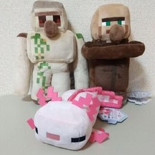 Minecraft Axolotl & Iron Golem