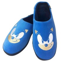 OFFICIAL SONIC THE HEDGEHOG CLASS OF 91 PLUSH MULE SLIPPERS 8-10 BNWT