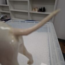 LARGE BESWICK PURE WHITE ENGLISH BULL TERRIER DOG ROMANY RHINESTONE FREE UK P+P