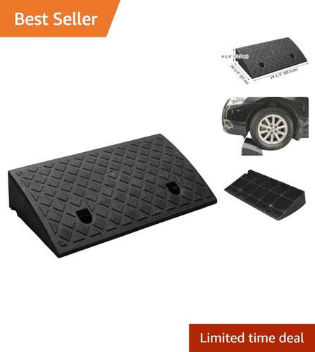 Lightweight plastic curb ramp - plastic,