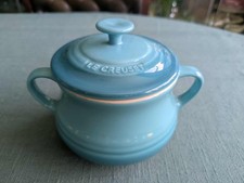 Le Creuset Teal Blue lidded