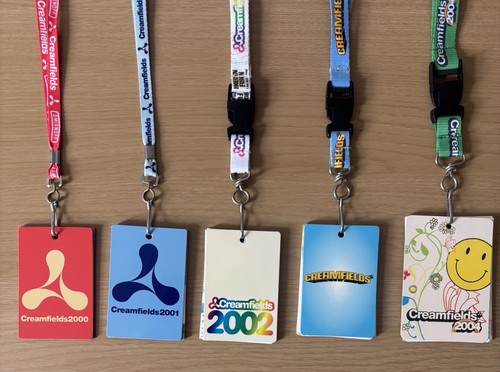 Creamfields festival lanyards - creamfields,