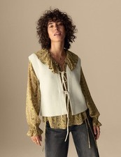 M&S - Per Una Womens Cream Rib