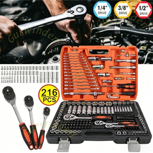 216pcs socket set - set, 3/8