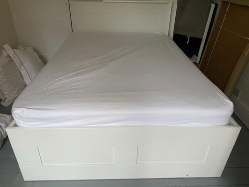 Ikea brimnes double bed - ikea,
