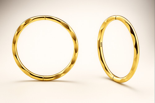 9ct yellow gold silver 12mm - 9ct,