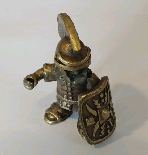 Miniature brass knight - miniature,