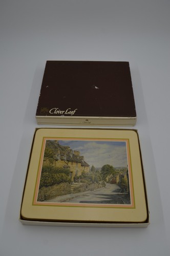 Vintage clover leaf placemats - leaf,