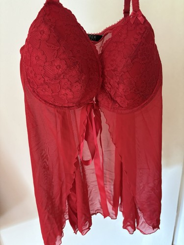 Senza red padded bra - padded,