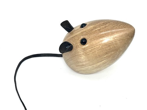 Giant wooden mouse - ,, hand