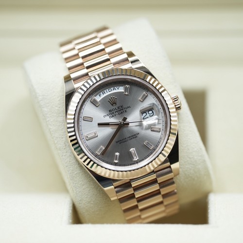 Gents 18ct rose gold - gents, rolex