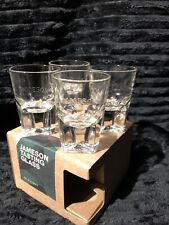STUNNING JAMESONS IRISH WHISKEY TASTING GLASSES/SHOT CHASER GLASSES 60ML  