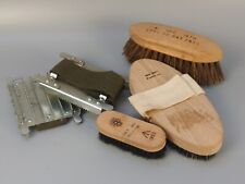 Military Selection of Vintage horse grooming brushes