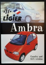 Ligier Ambra Brochure c.1998 -