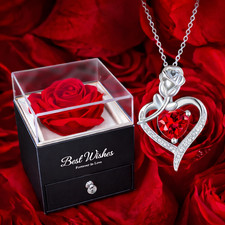 Heart Necklace+Jewelery box