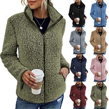 Ladies Fleece Coats Cardigans