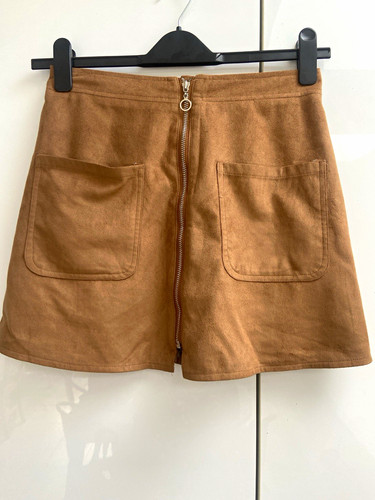 Select brown suede - brown, zip
