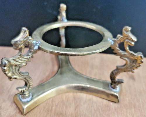 Vintage brass dragons sphere - vintage,