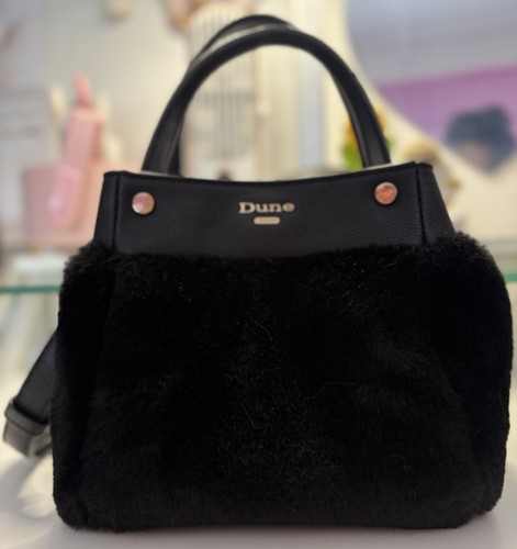 Dune london black faux - london,