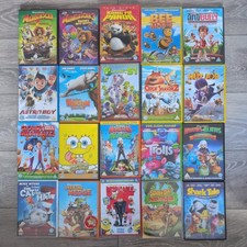 10x Kids DVDs Movies Bundle Childrens Mixed Family 