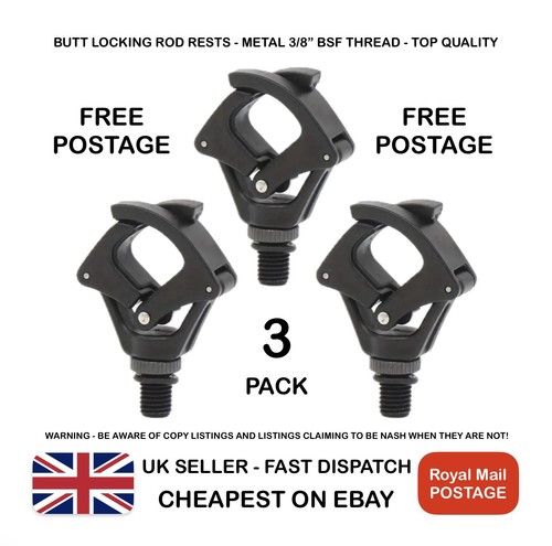 Butt lock gripper rod rests - lock,